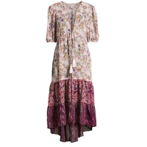 No Boundaries Women's Tiered Tie Front Layering Piece - Size 2XL/3XL